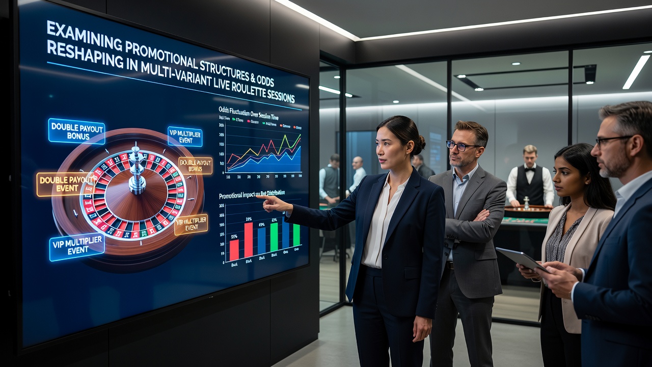 Grafiek die promotionele invloed op roulette odds illustreert