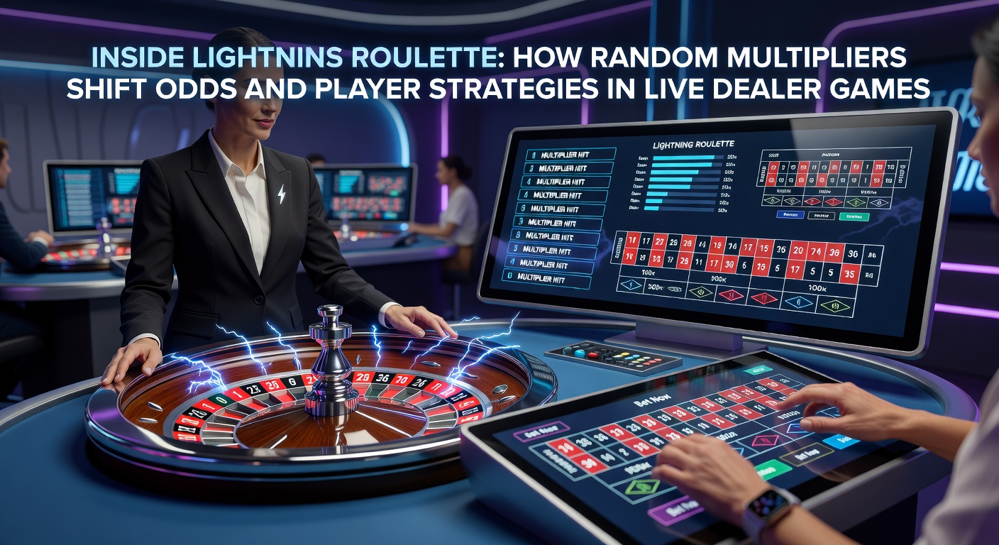 Schermafbeelding van een Lightning Roulette ronde met meerdere multipliers geactiveerd op straight-up bets