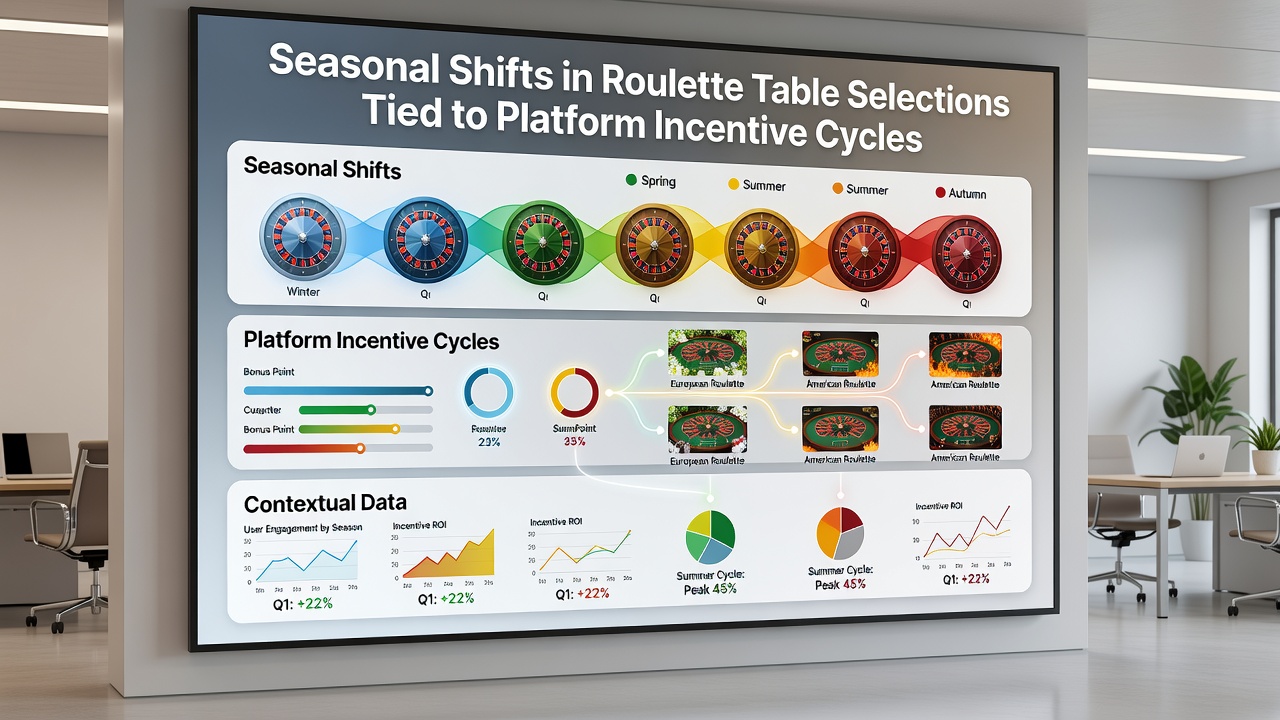 Platform incentive cycli en seizoensgebonden roulette selecties